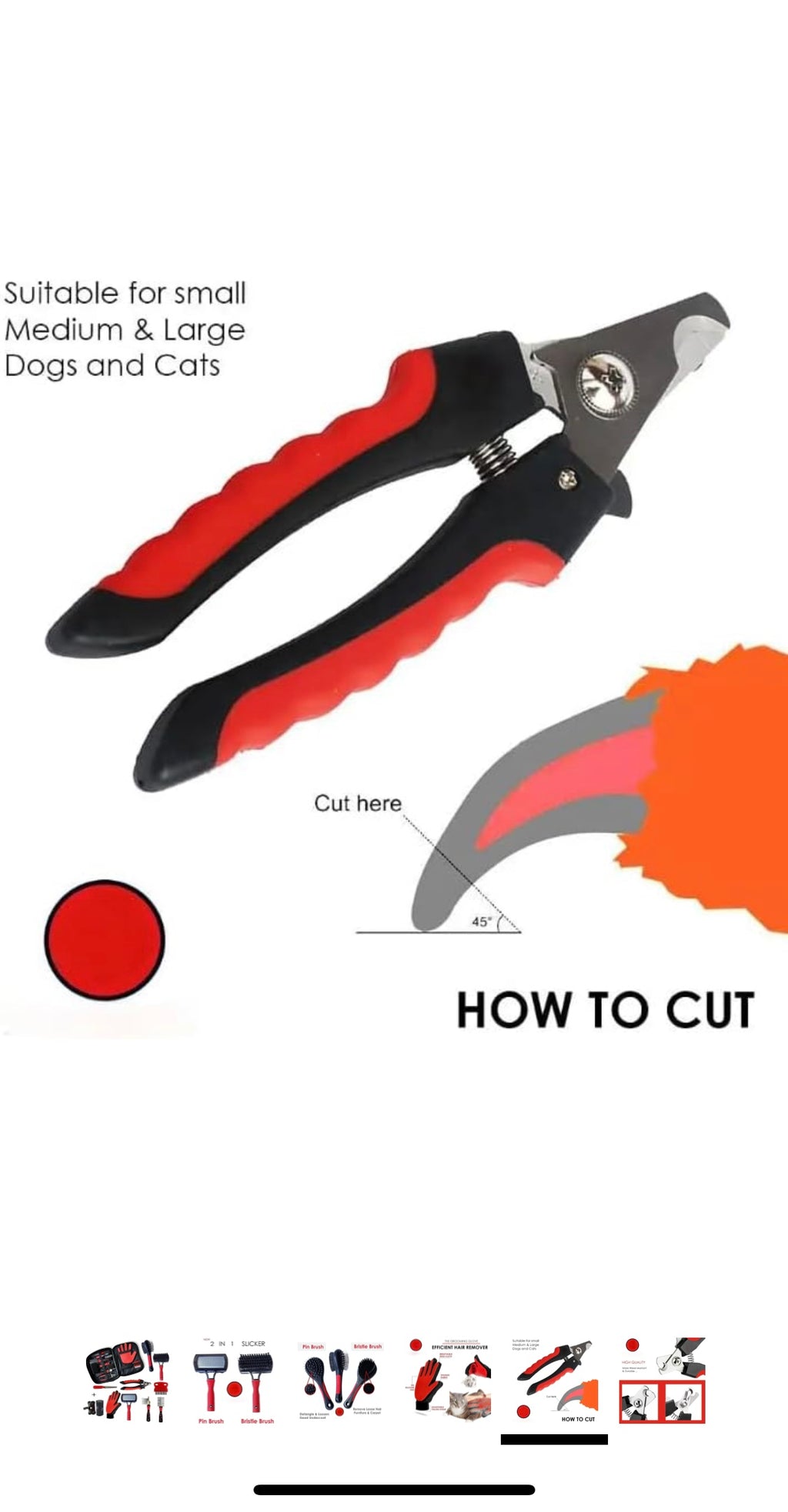 10-in-1 Pet Grooming Kit, Brush Set for Dogs & Cats, Includes Slicker, Deshedding, Long Hair Brushes