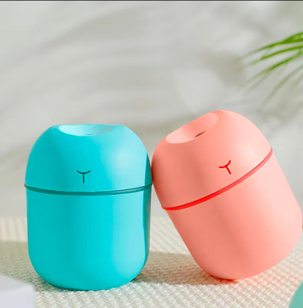Mini Desktop Humidifier With Colorful Lights (200ml)