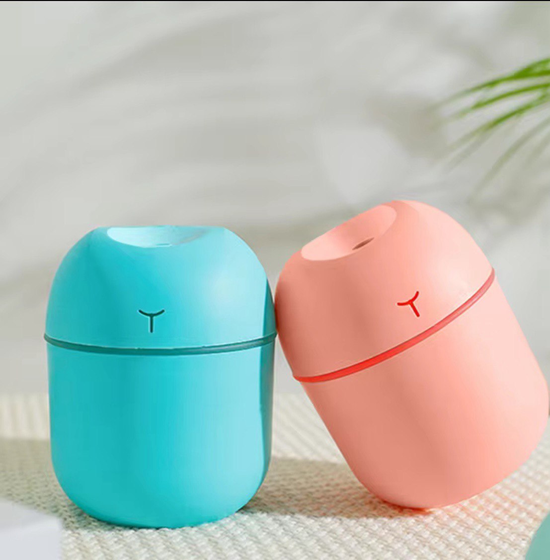 Mini Desktop Humidifier With Colorful Lights (200ml)