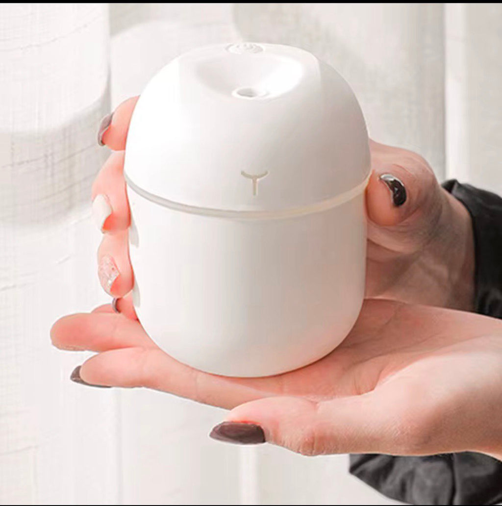 Mini Desktop Humidifier With Colorful Lights (200ml)