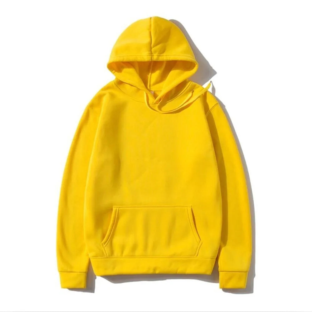 Fashion Colorful Hoodies Men's Clothes Promo 2025 Spring Sweatshirts Men Hip Hop Streetwear Solid Fleece Man Hoody Tracksuit
