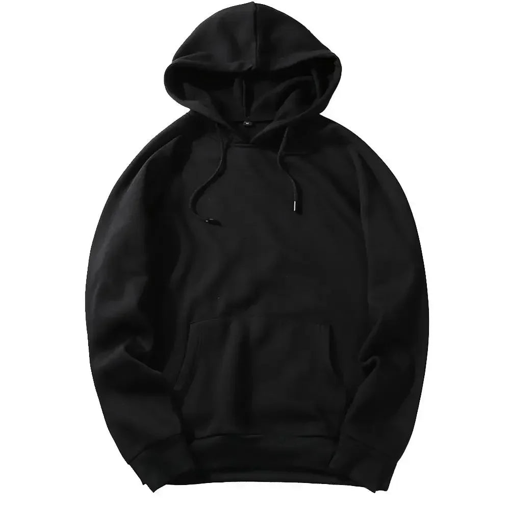 Fashion Colorful Hoodies Men's Clothes Promo 2025 Spring Sweatshirts Men Hip Hop Streetwear Solid Fleece Man Hoody Tracksuit