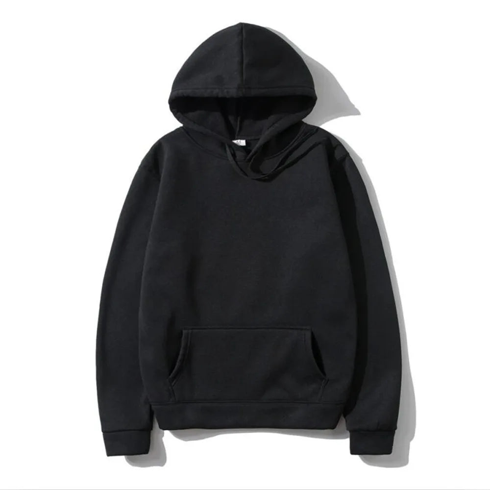 Fashion Colorful Hoodies Men's Clothes Promo 2025 Spring Sweatshirts Men Hip Hop Streetwear Solid Fleece Man Hoody Tracksuit