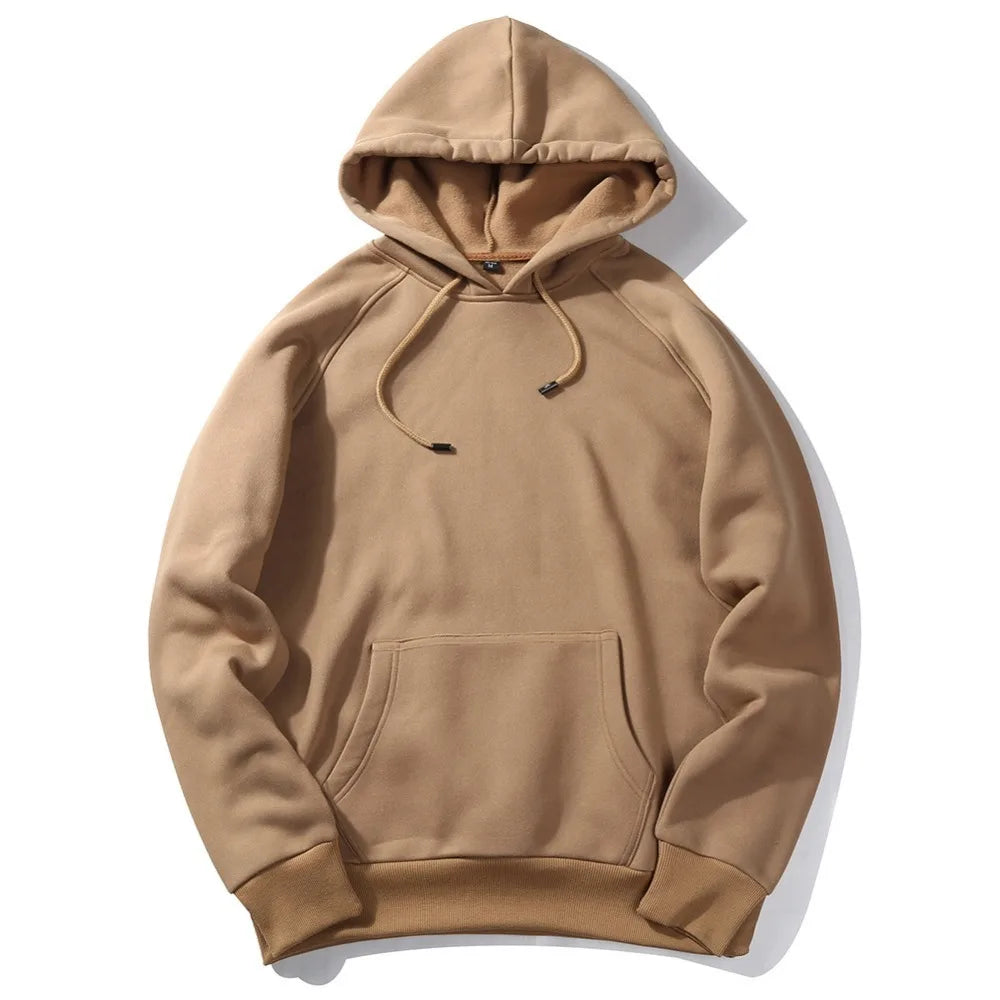Fashion Colorful Hoodies Men's Clothes Promo 2025 Spring Sweatshirts Men Hip Hop Streetwear Solid Fleece Man Hoody Tracksuit
