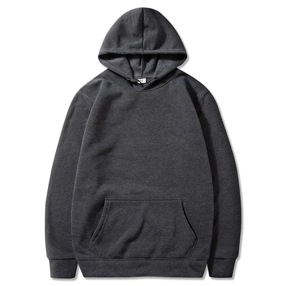 Fashion Colorful Hoodies Men's Clothes Promo 2025 Spring Sweatshirts Men Hip Hop Streetwear Solid Fleece Man Hoody Tracksuit