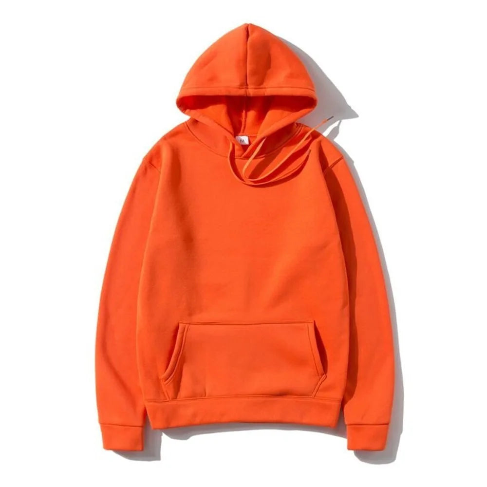 Fashion Colorful Hoodies Men's Clothes Promo 2025 Spring Sweatshirts Men Hip Hop Streetwear Solid Fleece Man Hoody Tracksuit
