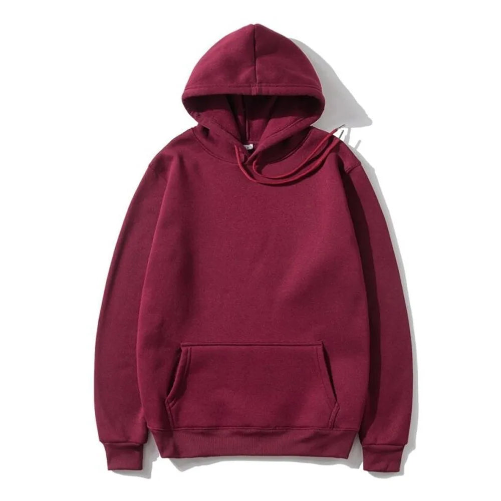 Fashion Colorful Hoodies Men's Clothes Promo 2025 Spring Sweatshirts Men Hip Hop Streetwear Solid Fleece Man Hoody Tracksuit