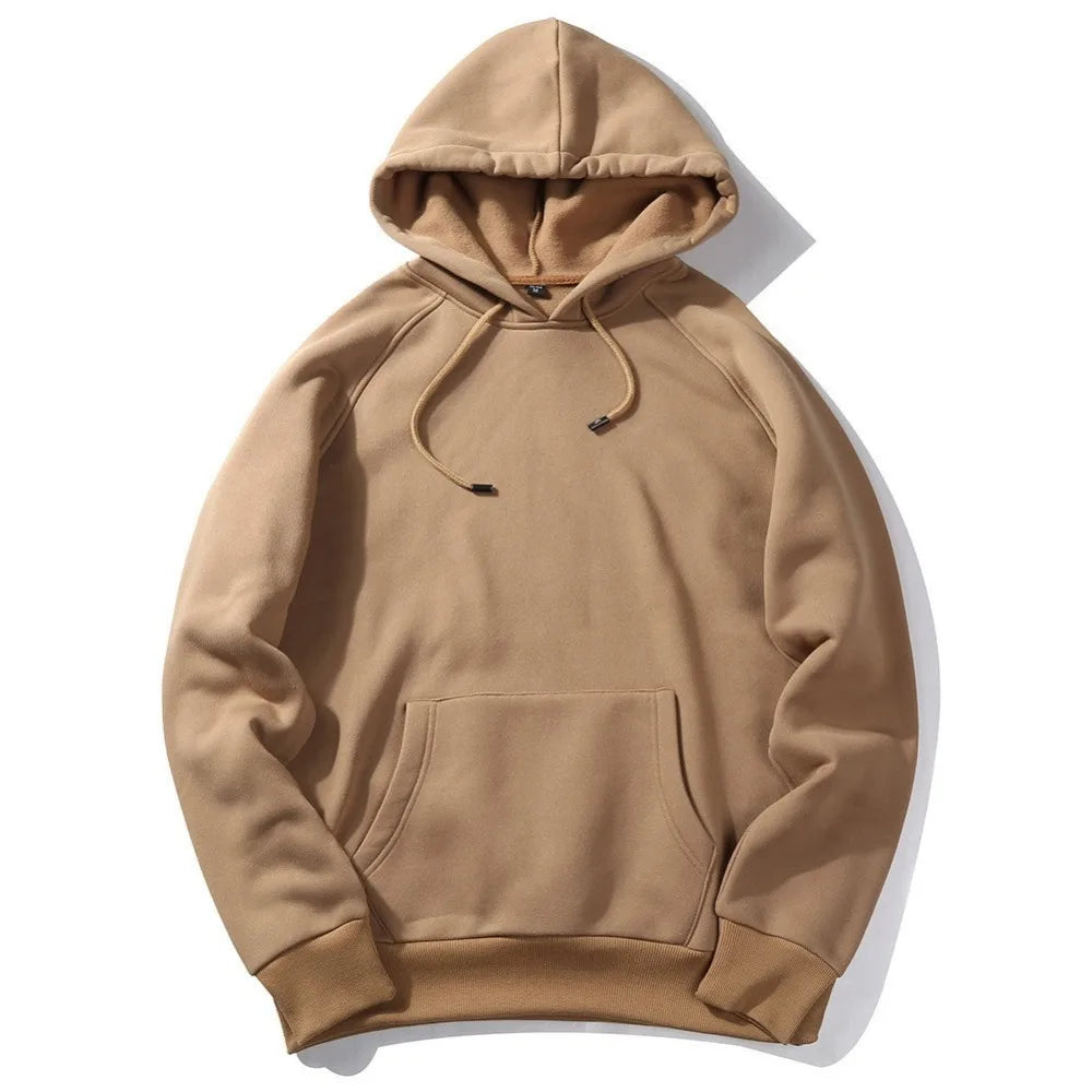 Fashion Colorful Hoodies Men's Clothes Promo 2025 Spring Sweatshirts Men Hip Hop Streetwear Solid Fleece Man Hoody Tracksuit