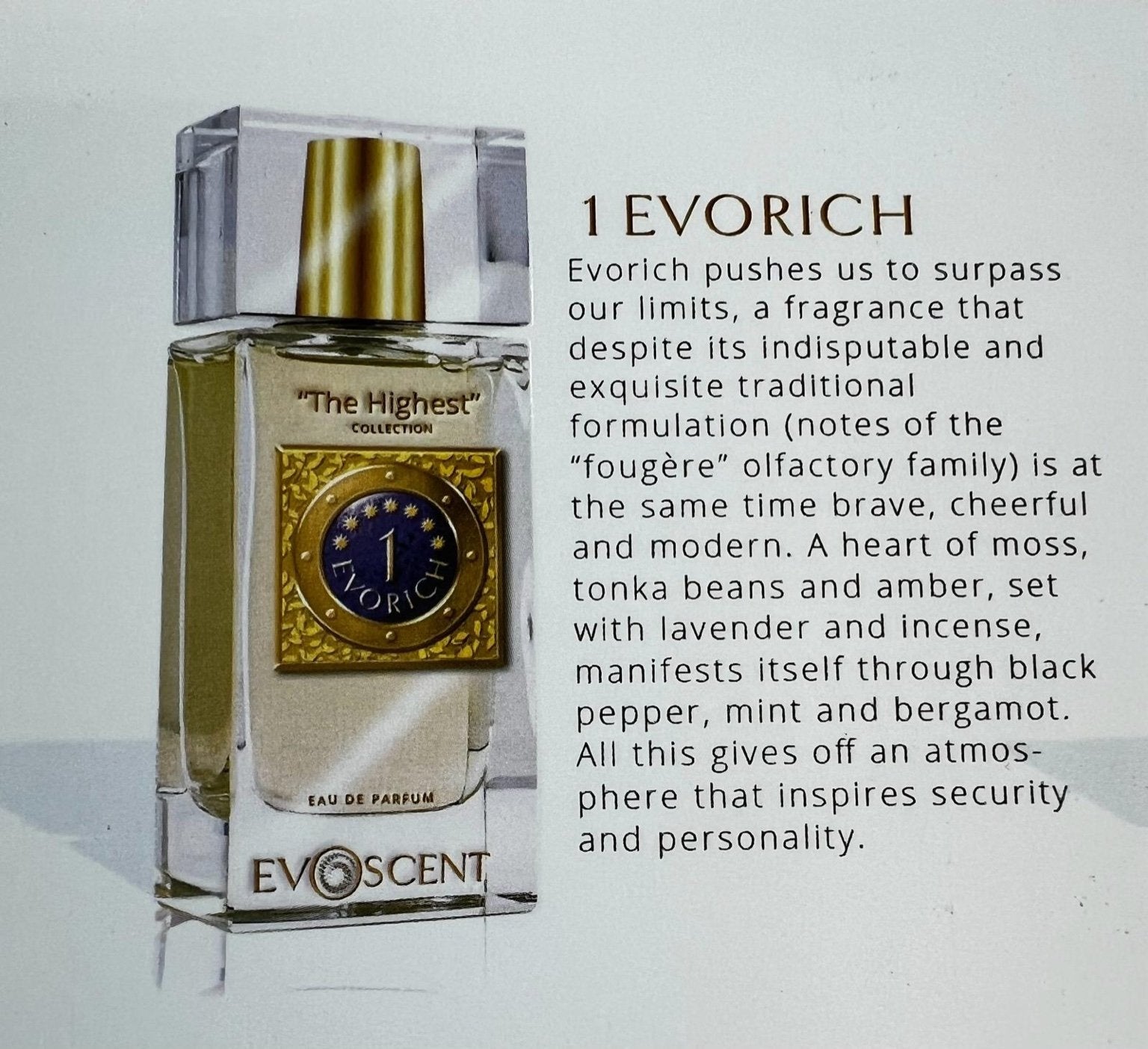 “The Highest” Collection – EVOSCENT Luxury Perfumes