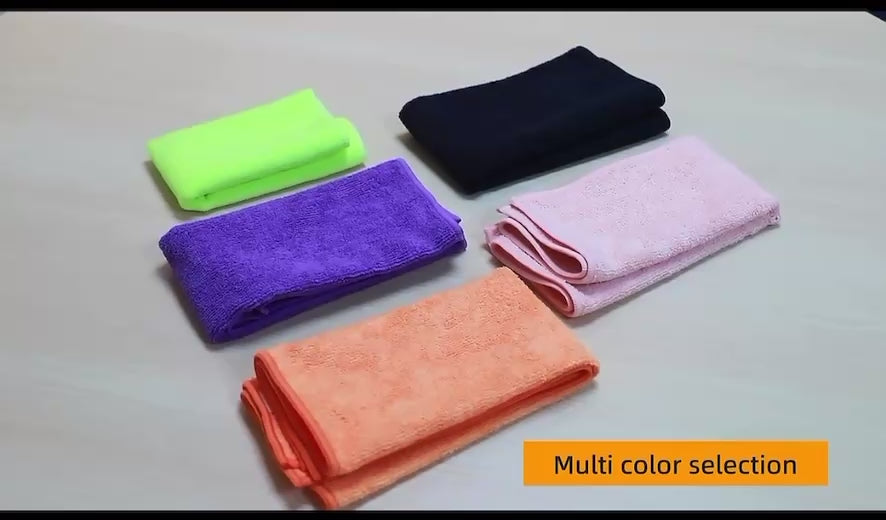 Assorted Multi-Color Microfiber Towels Pack